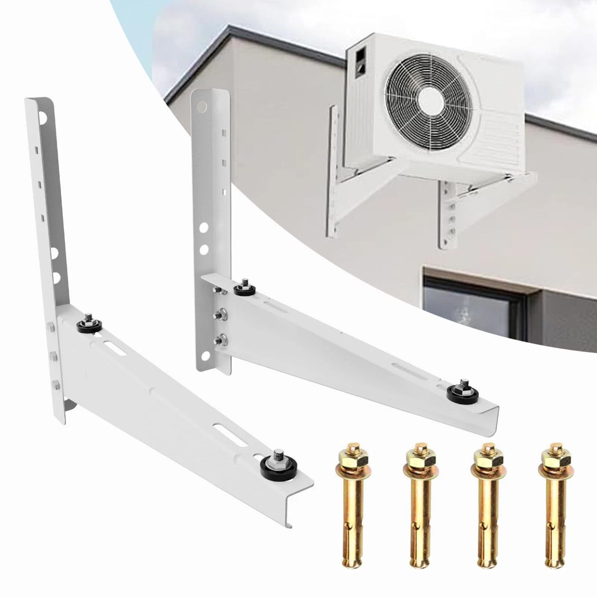 Mini Split Wall Mounting Bracket for 9,000-18,000 BTU Air Conditioner, Heavy Dut