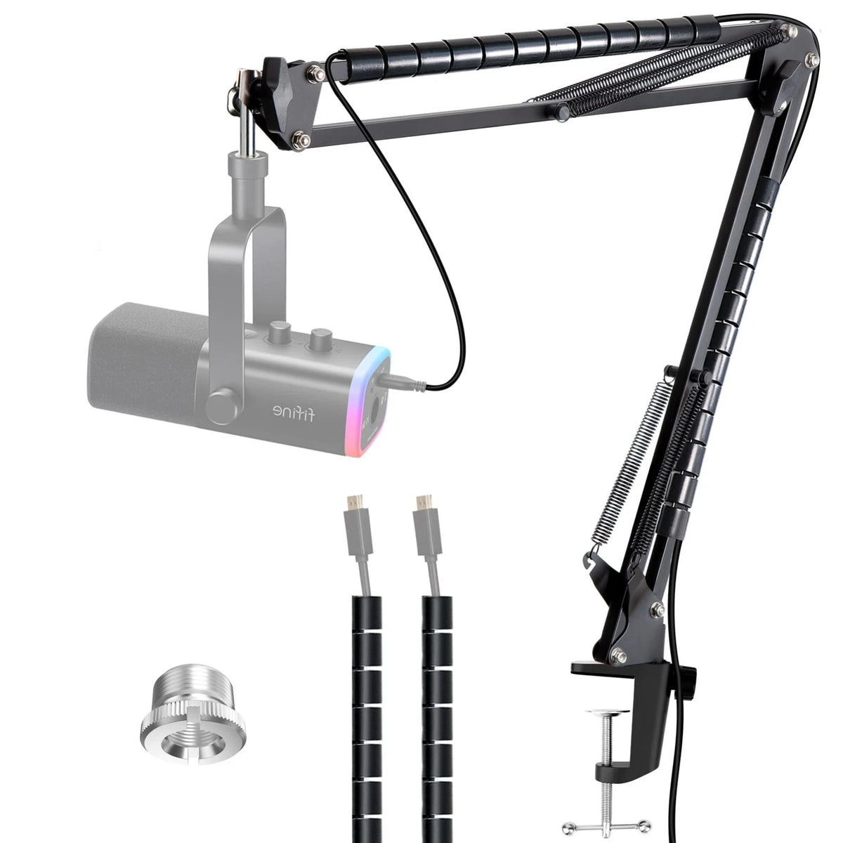 Boom Arm Compatible with Fifine Dynamic Microphone (AM8), Mic Arm for Fifne X...