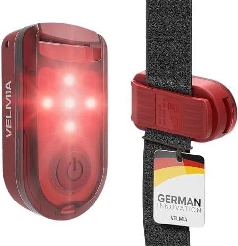VELMIA Running Light for Runners 2 Pack for Maximum Safety Through Visibility...