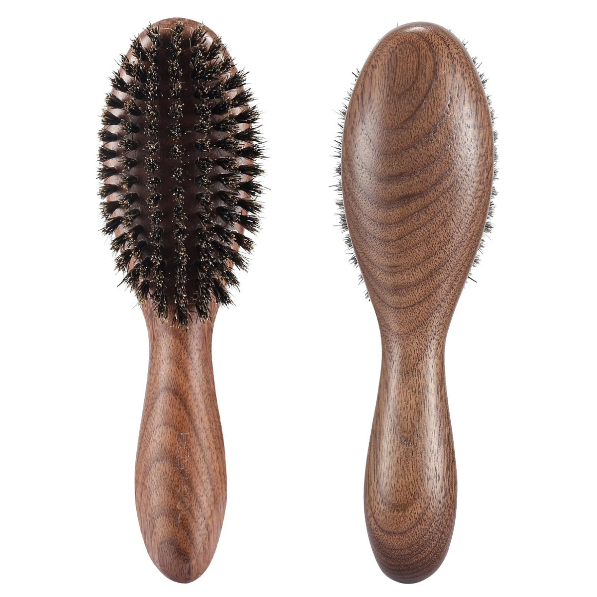 BESTOOL Hair Brush,Natural Walnut Wood & Boar Bristle Hair Brushes for Women