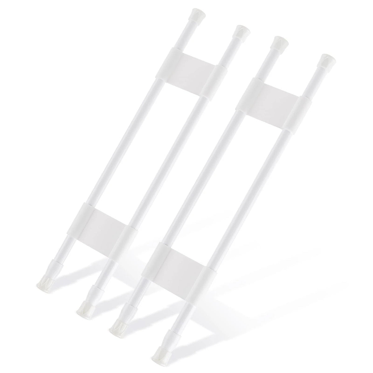 2 Sets Double RV Refrigerator Bars, RV Tension Rods with Adjustable Length - 15.