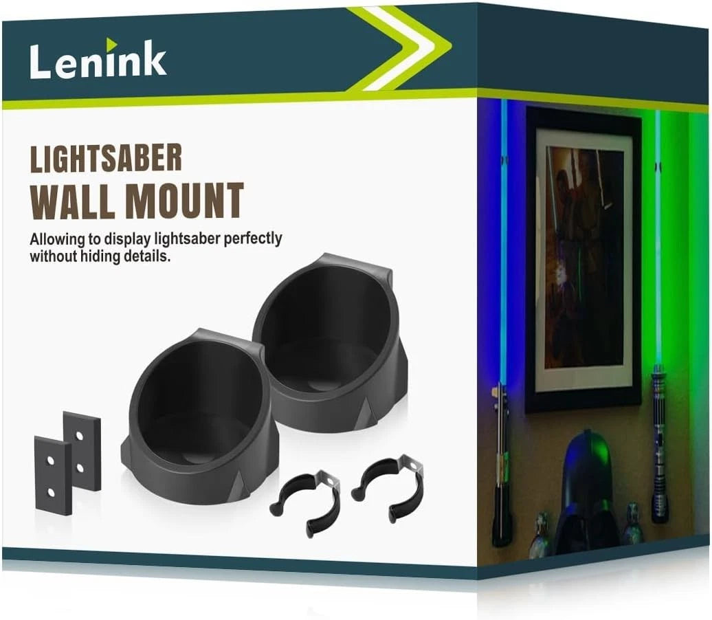 2 Pack Lightsaber Wall Mount - Holder Rack Compatible with Galaxy'S Edge and Mos