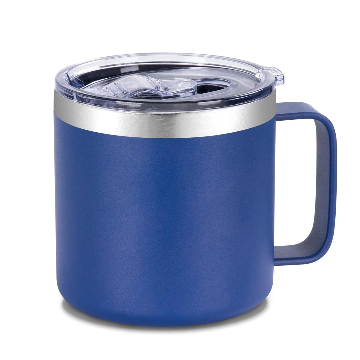 14 Oz Insulated Stainless Steel Travel Coffee Mug with Handle, Double Wall Vacuu
