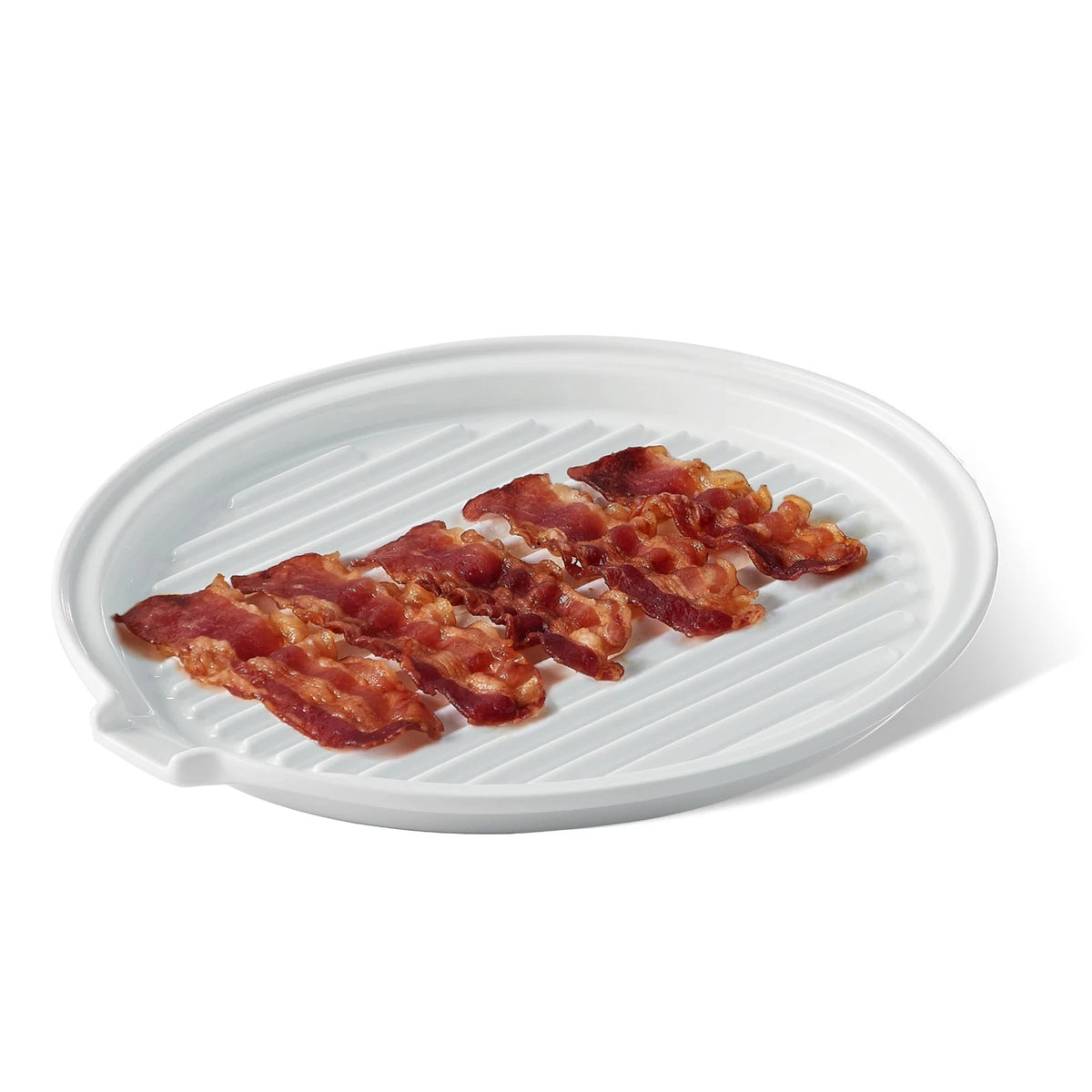Microwave Bacon Tray Ceramic Bacon Cooker Meat Rack for Oven Cooking ...