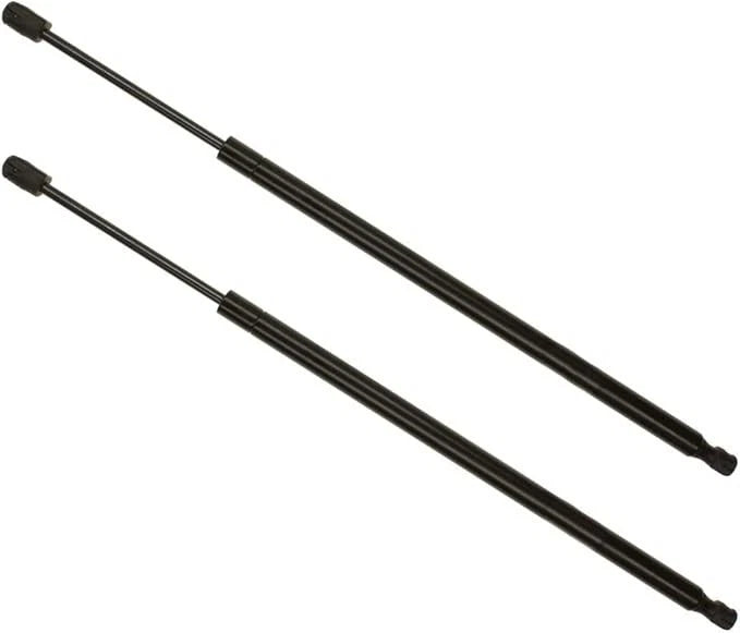 2Pcs 21.11 Inch Front Hood Struts Lift Supports Fits INCH 120LBS, Black