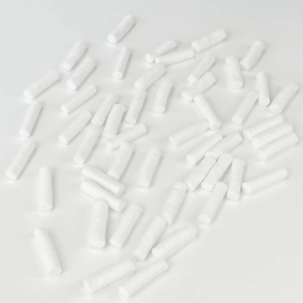 Nosebleed Plugs, 50 Count Cotton Nose Bleed Stopper Cotton Rolls for Nose