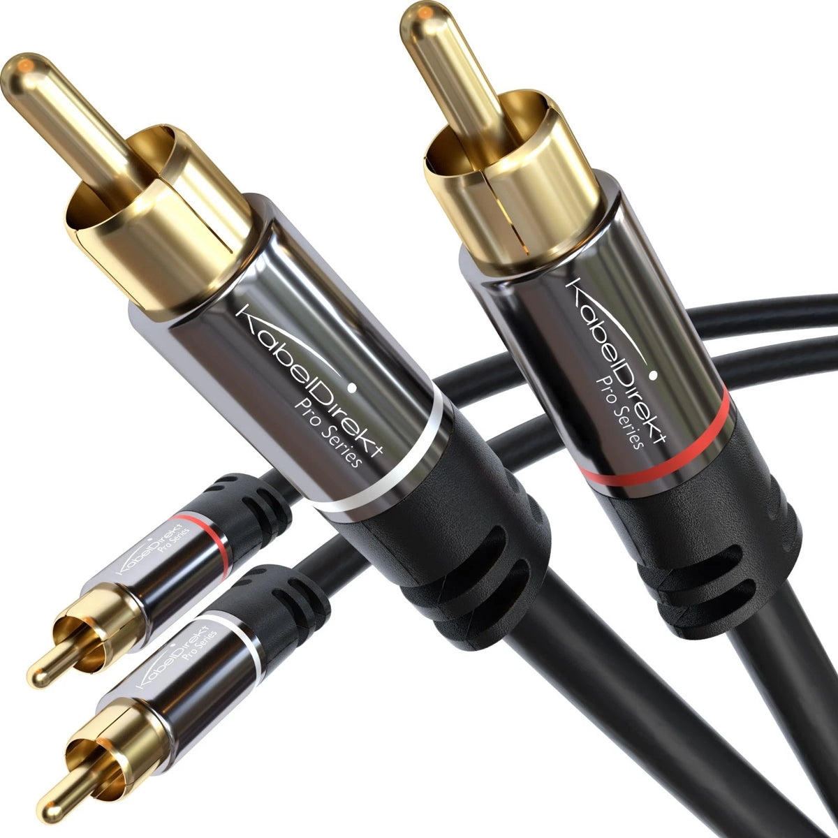 KabelDirekt – RCA/Phono Cable – 3ft – 2×2