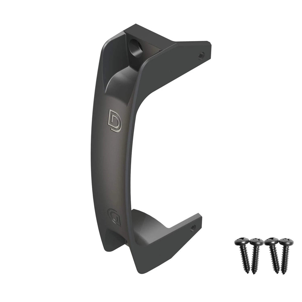 Reversible Gate Handle for Left or Right Hand Installation Side Fixing Legs for