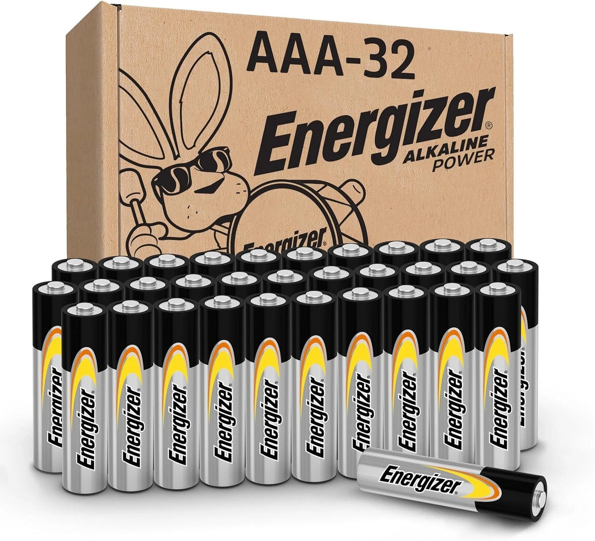 Energizer Alkaline Power AAA Batteries (32 Pack), Long-Lasting Triple a Batterie