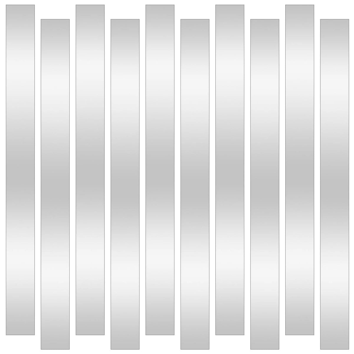 10 Pcs Sheet Metal Strips,12'' Length,1'' Width, 0.02'' Thickness,Thin Flat Meta