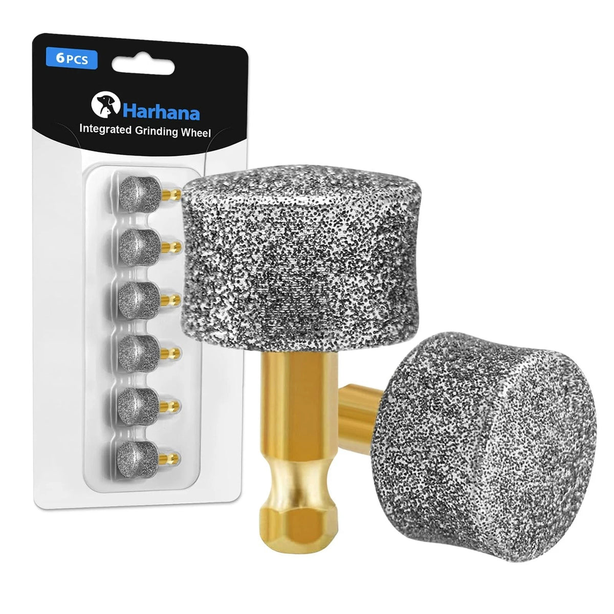 Dog Nail Grinder Wheels Heads Bits, Diamond Grinding Heads Compatible for Casfuy