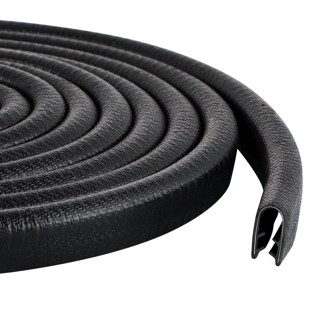 Rubber Edge Trim Guard 10ft/3m, Adhesive Free Door Edge Protector, U Shape Edge