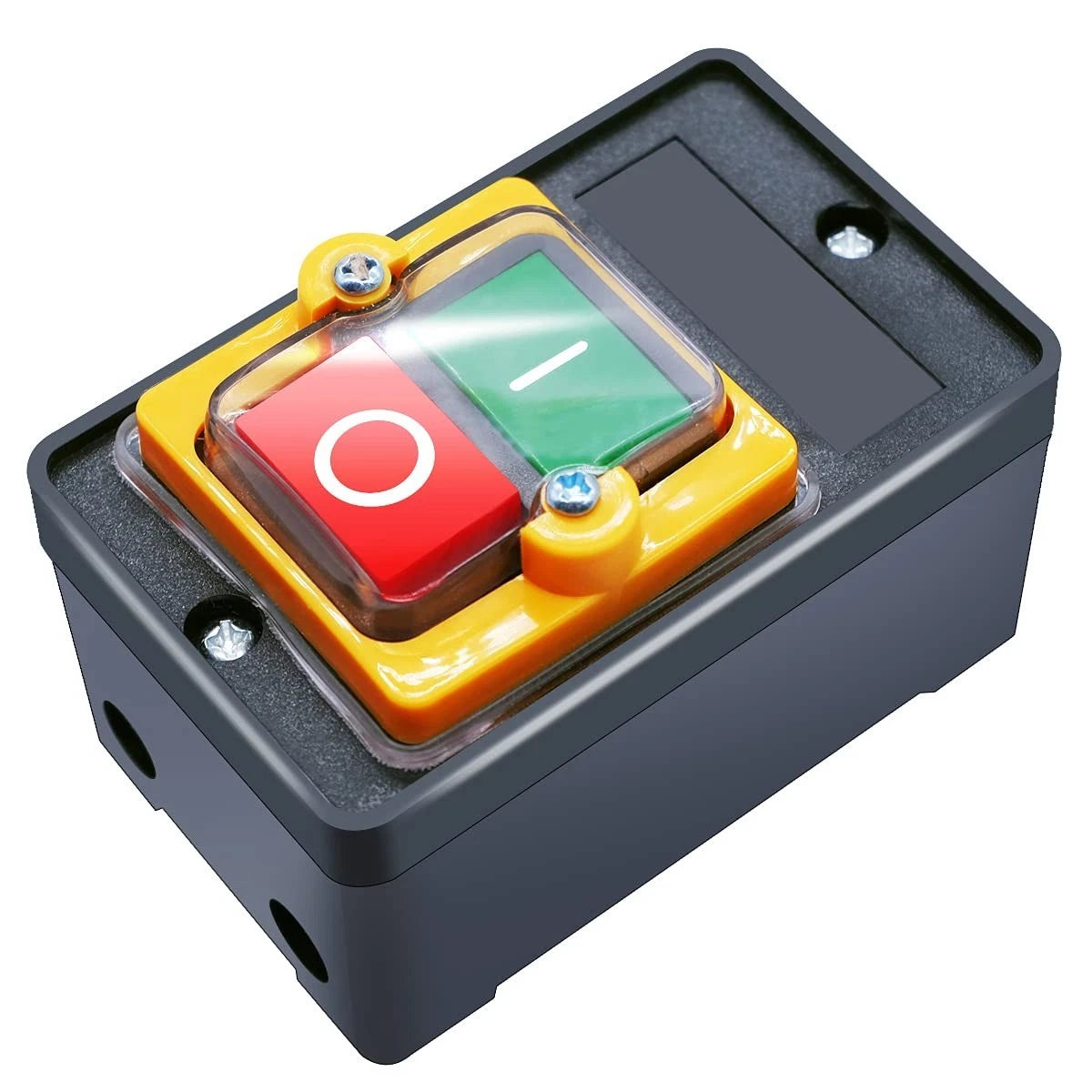 Waterproof Push Button Switch Motor On Off 3 Phase On/Off Switch with Box
