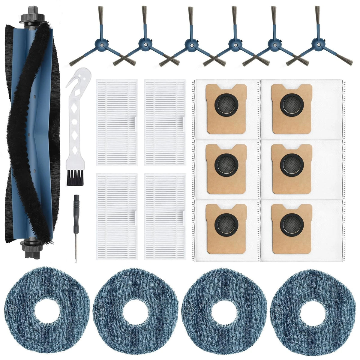 23 Pack C20 Omni Replacement Parts Accessories for Eufy C20 Omni Robot Vacuums K