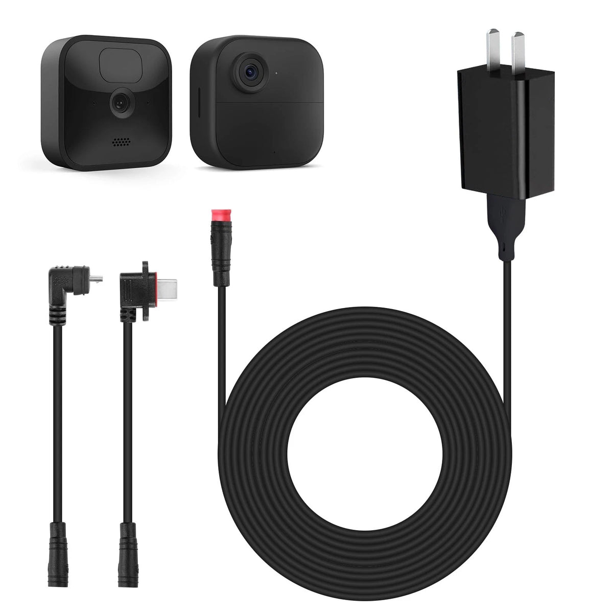 23ft Power Cable with Power Adapter for Blink Outdoor/Indoor (4thGen)
