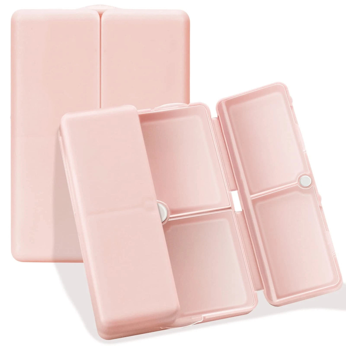 FYY Daily Pill Organizer 7 Compartments Folding Travel Pill Case Box for
