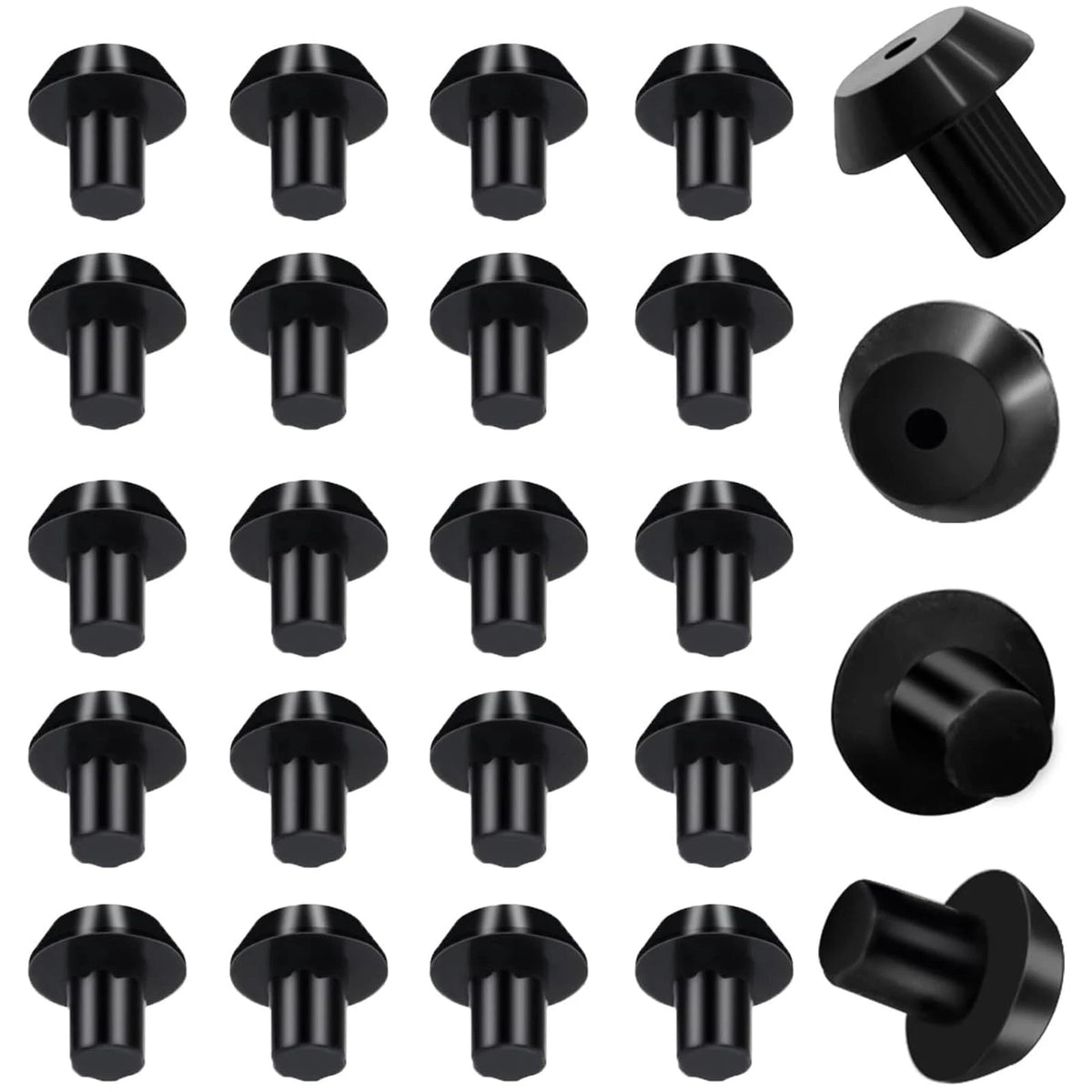 24Pcs WB2K101 Stove Grate Rubber Feet for GE Kenmore Range Burner Cooktop Grate