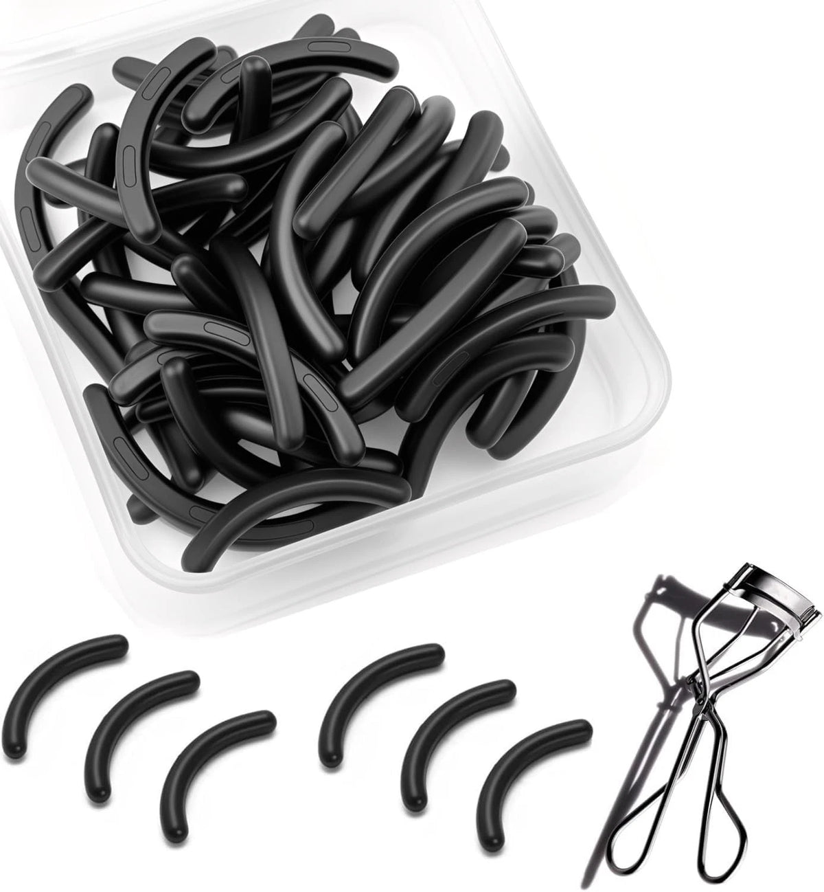 36Pack Fit for Tweezerman Eyelash Curler Refills,High-Elasticity Silicone Eyelas