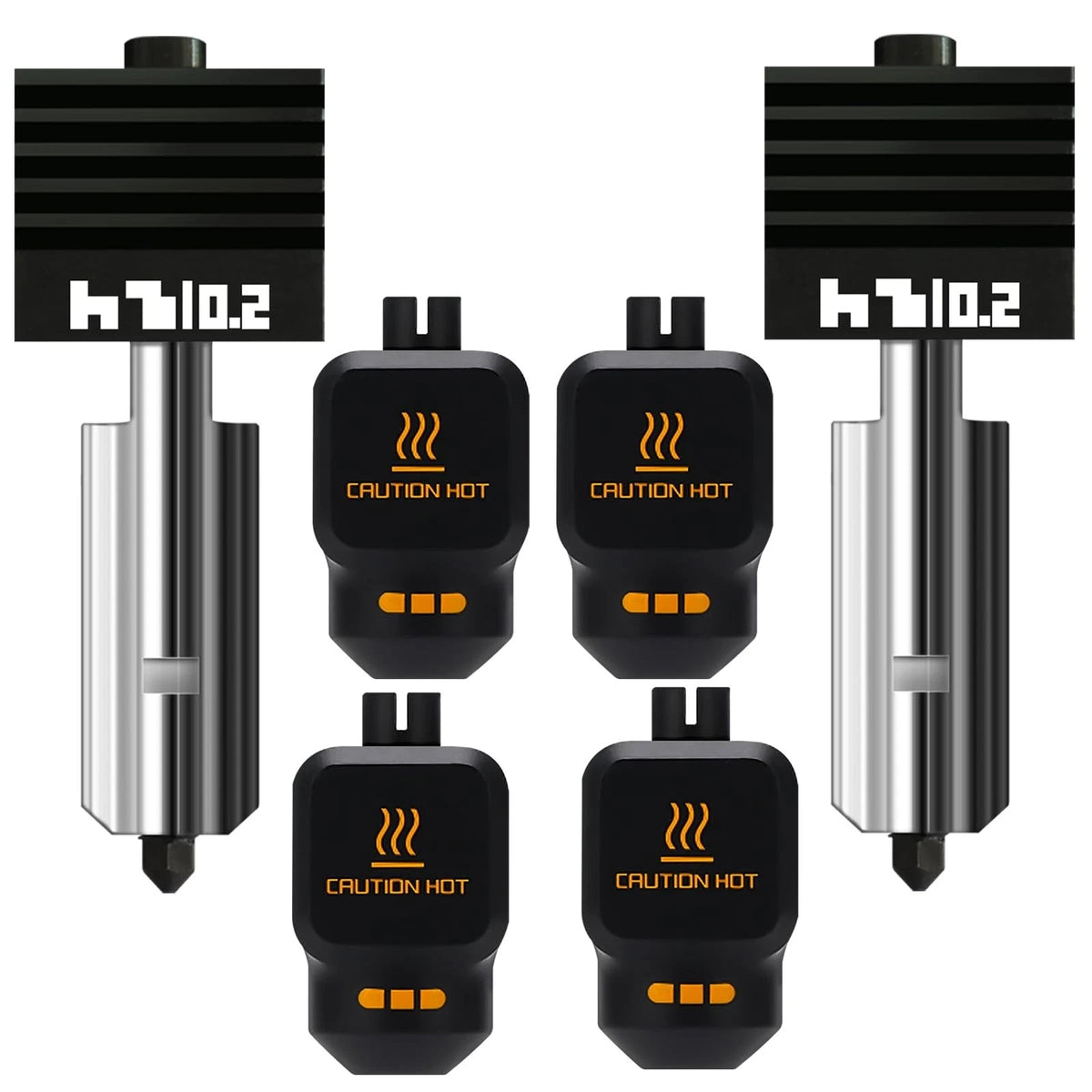 2PK 0.2mm High Precision Hotend for Bambu Lab P2S/X2D/H2D/H2C/H2S/A1 Nozzle H...
