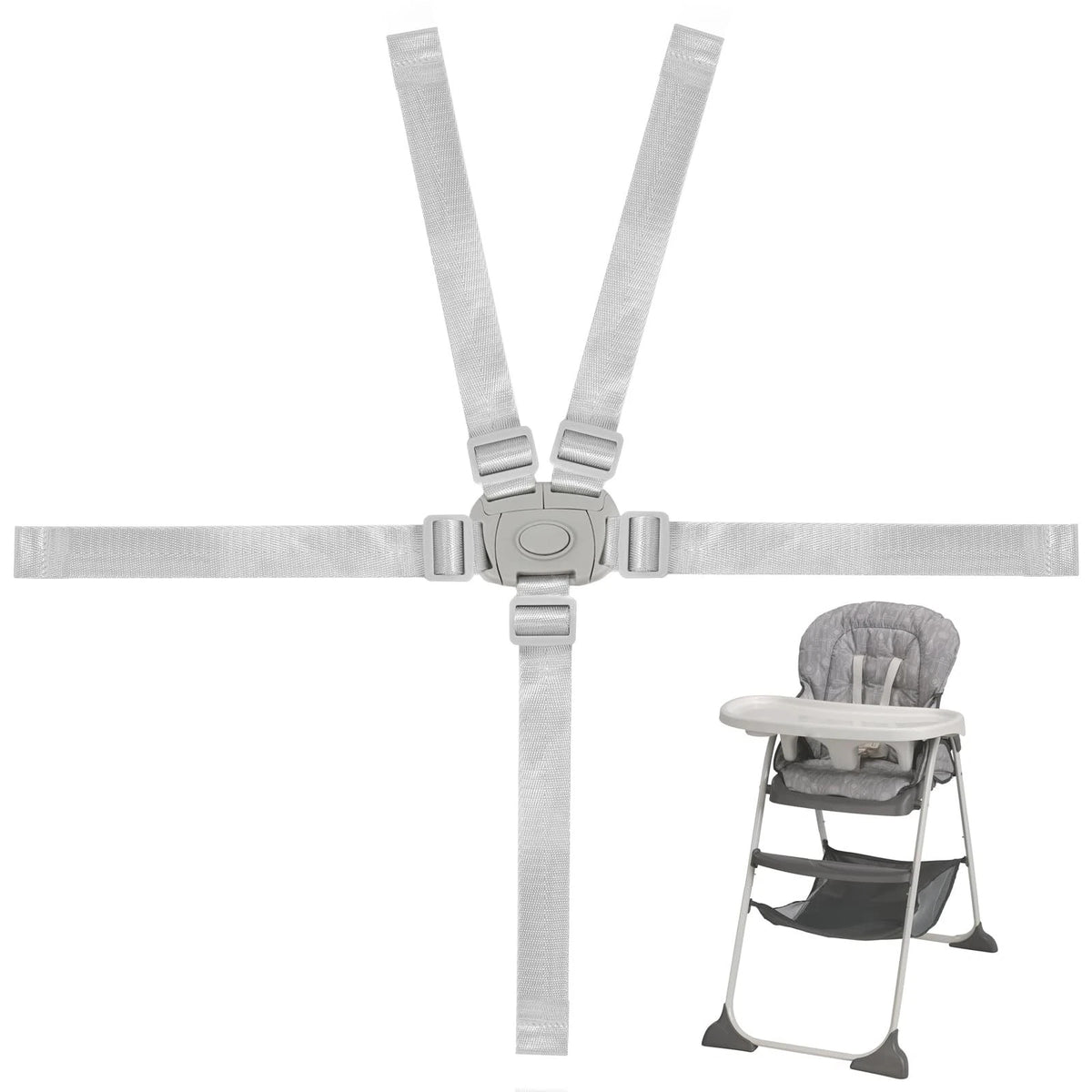 High Chair Straps Replacement Compatible with Graco Highchairs, Replacement Harn
