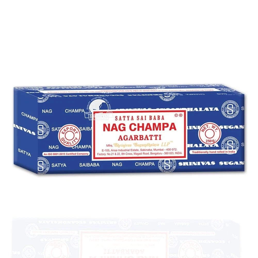 Baba Nag Champa Agarbatti, 250gms Hand Rolled Fine Quality Incense Sticks for Pu