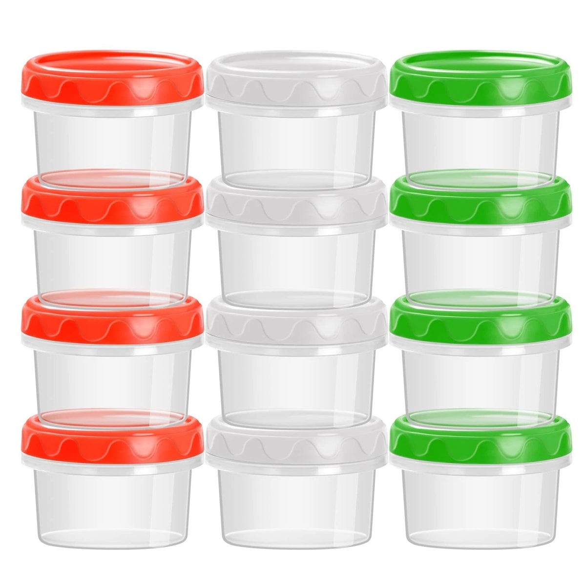 2 oz Plastic Containers with Lids Small Salad Dressing Container To Go Condiment