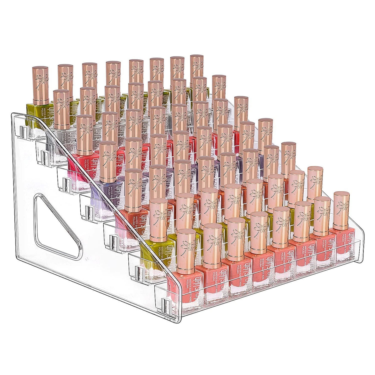 Nail Polish Organizer 7-Tier Clear Acrylic Sunglass & Essential Oil Holder