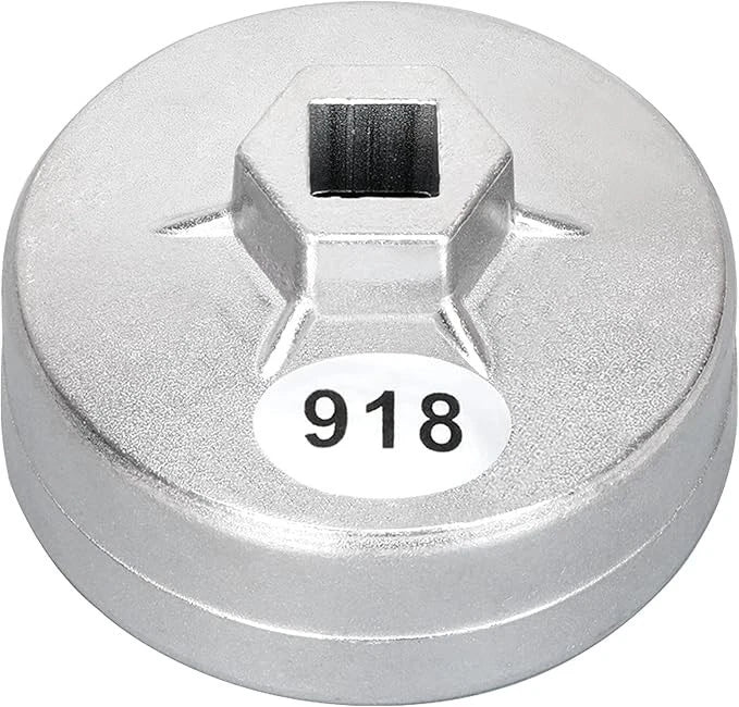 74mm Oil Filter Wrench Tool - 15 Flutes for Easy Removal, Fits Chevy Silverado &