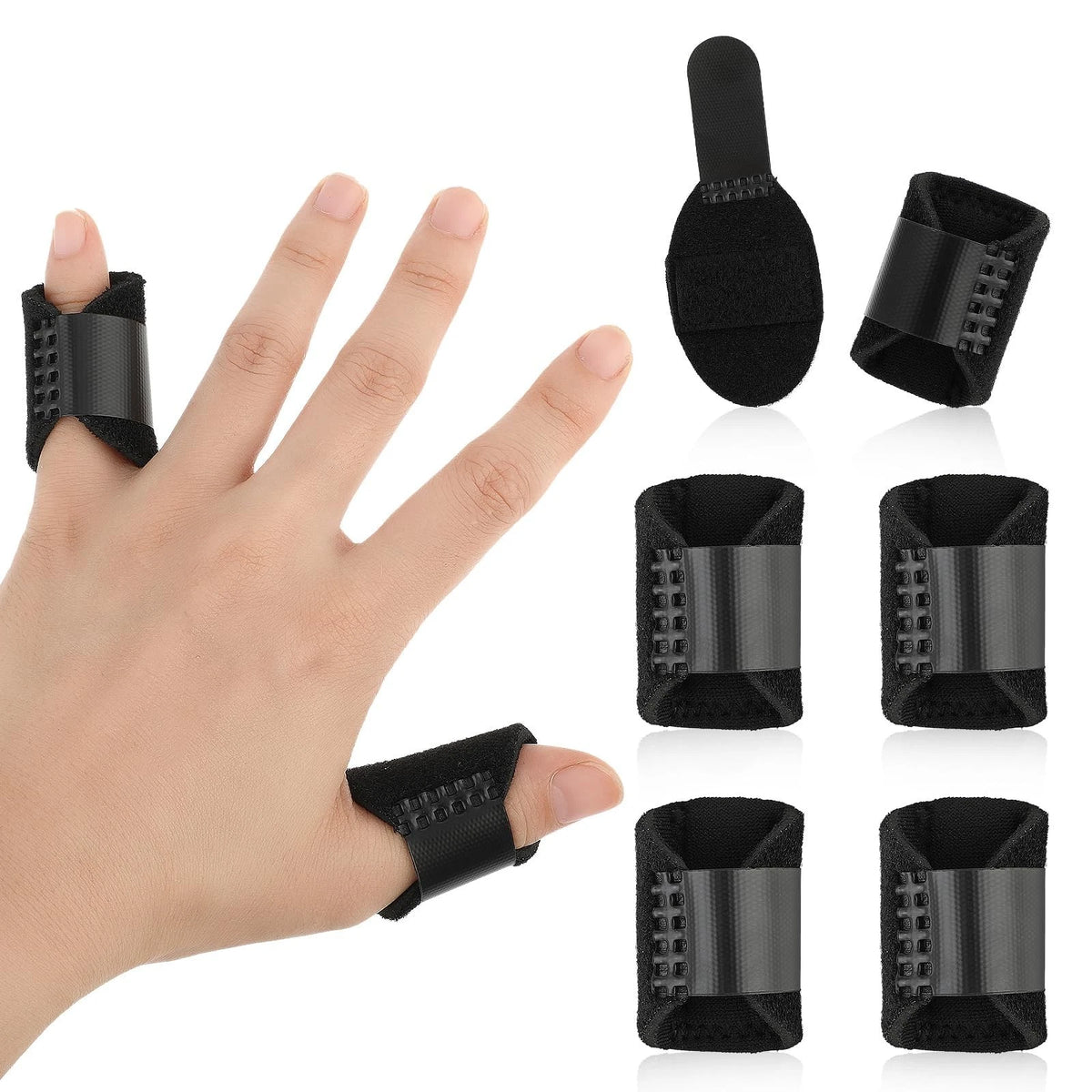 DIVINA VITAE 5PCS Trigger Finger Splints, Thumb Finger Brace for Trigger Fing...
