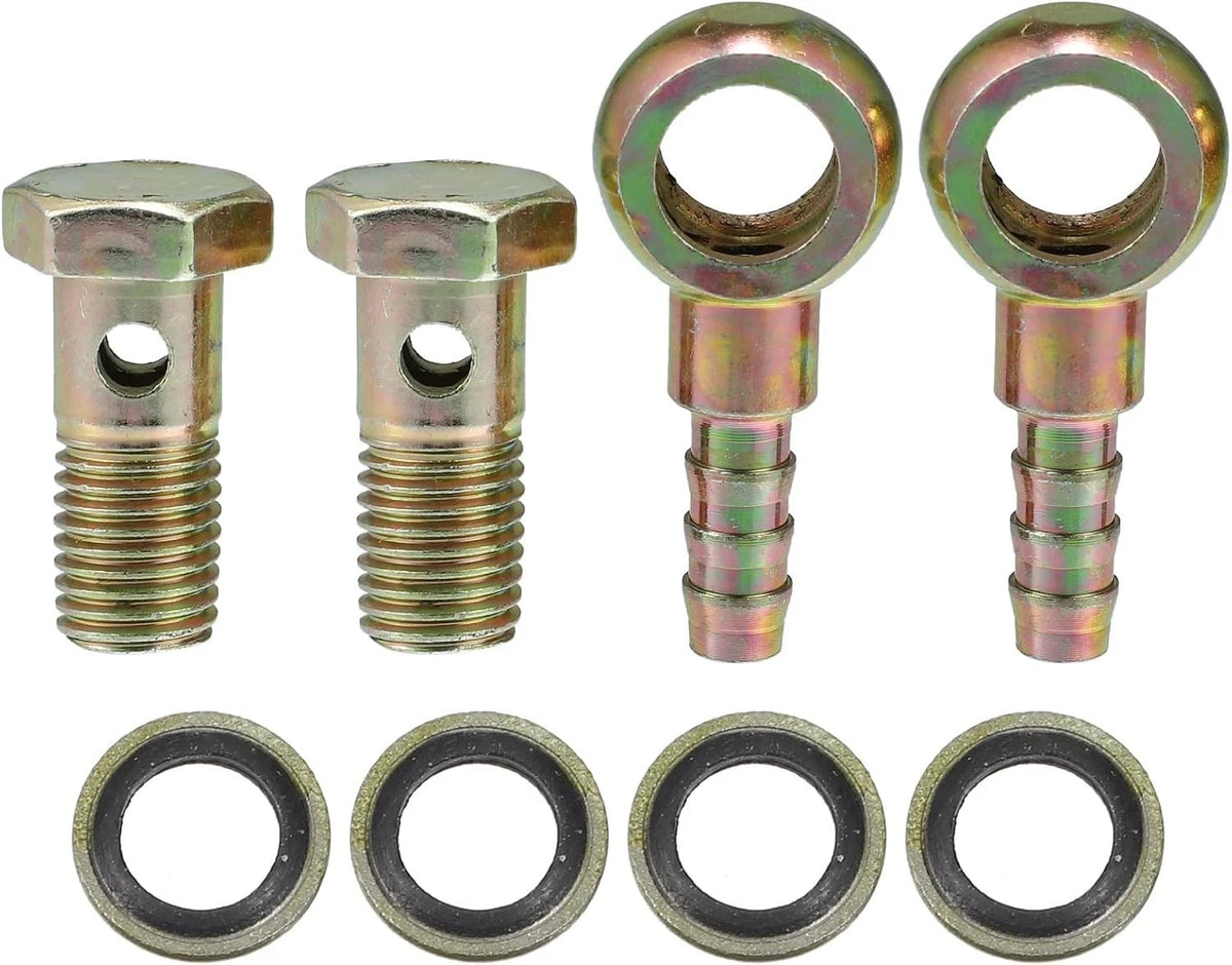 Banjo Bolt M12x1.5 8mm Hose Barb Fittings Brake Line Fitting...