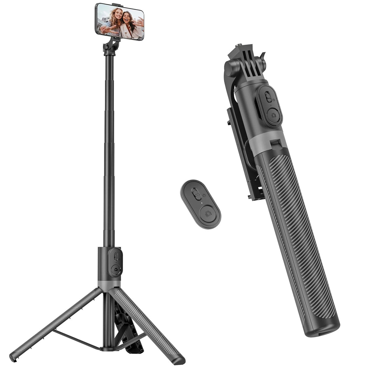 71?Phone Tripod & Selfie Stick, Portable All in One Extendable Cell Phone Tripo