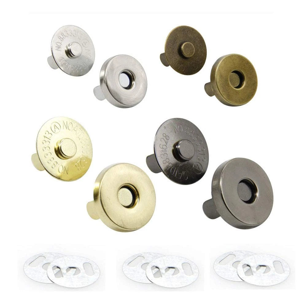 Magnetic Button Clasps Snaps Fastener Clasps for Sewing, Craft, Purses, Bags,...