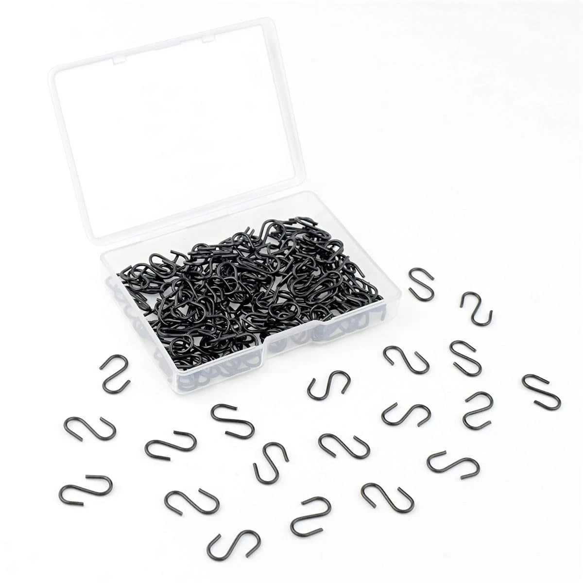 100 Pack Mini S Hooks for Hanging Small S Hook for Jewelry Metal S-hook Mini