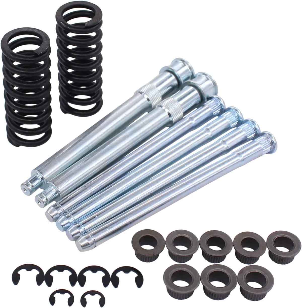 MOTOKU Front Driver and Passenger Side Door Hinge Pin and Bushing Kit for Chevy