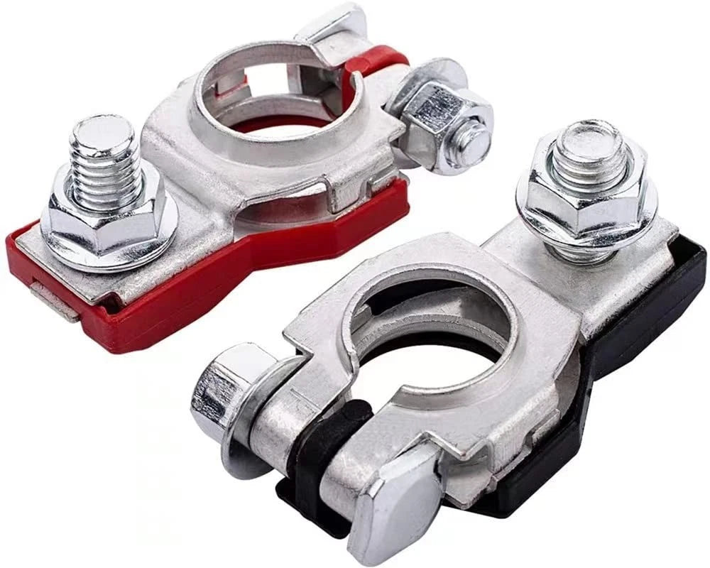 Battery Terminal Connectors(1 pair), Positive & Negative Auto Cable...