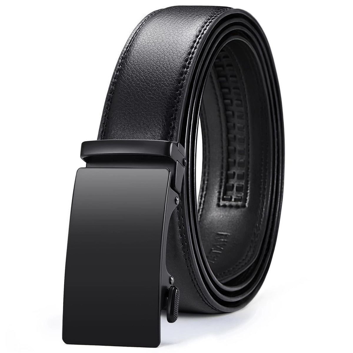 Men's Belt Leather Ratchet Belt for Men Dress Casual Every Day with Adjustable B