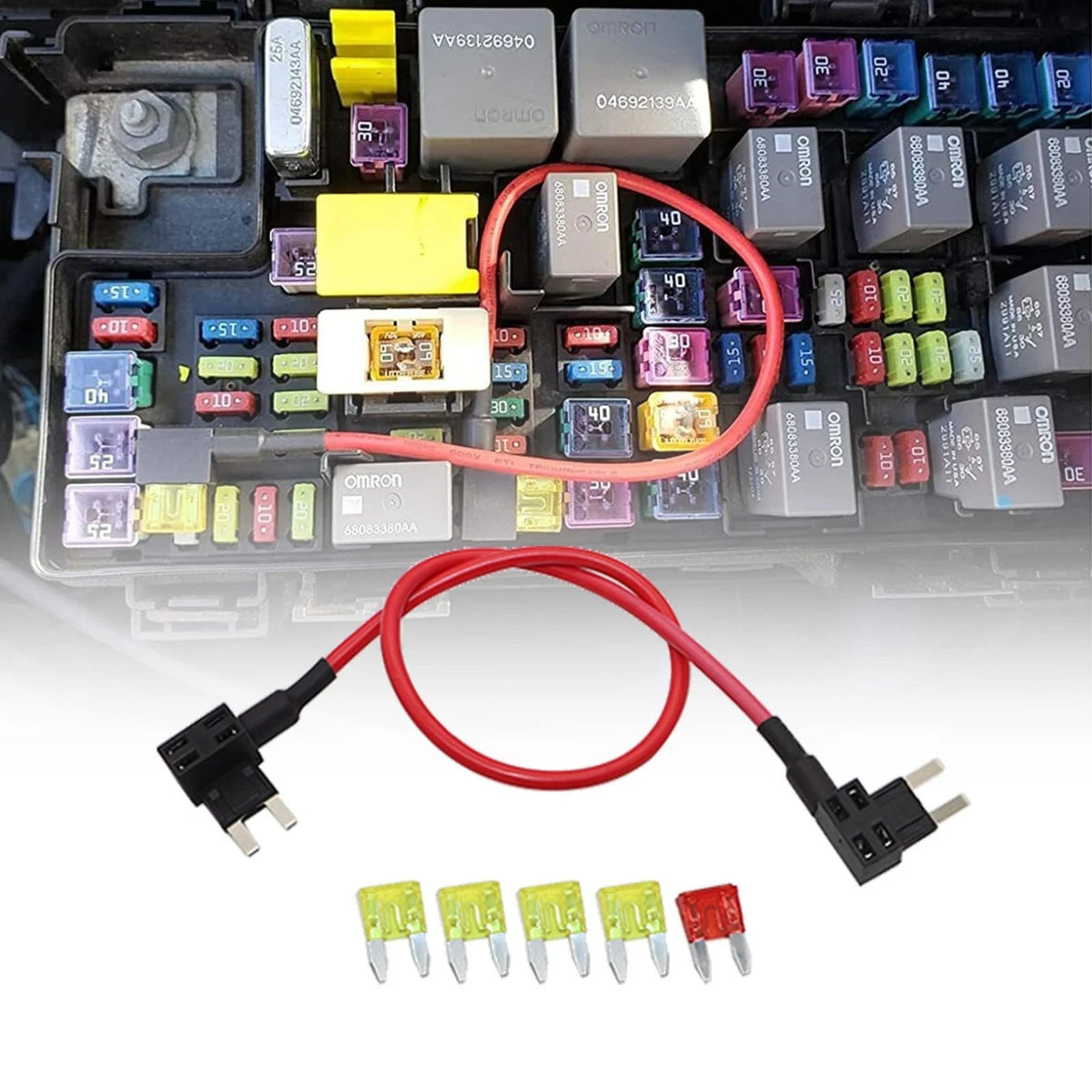 FZJDSD TIPM Repair Fuel Pump Relay Bypass Cable Compatible with Dodge Ram...