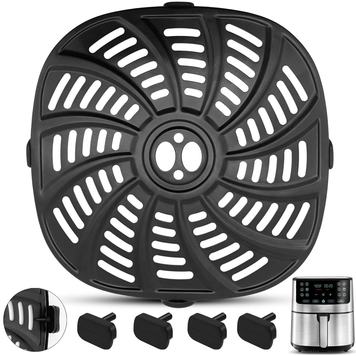 Air Fryer Replacement Parts for Gourmia GAF716 GAF778 GAF798 7 QT Air Fryer, Ova