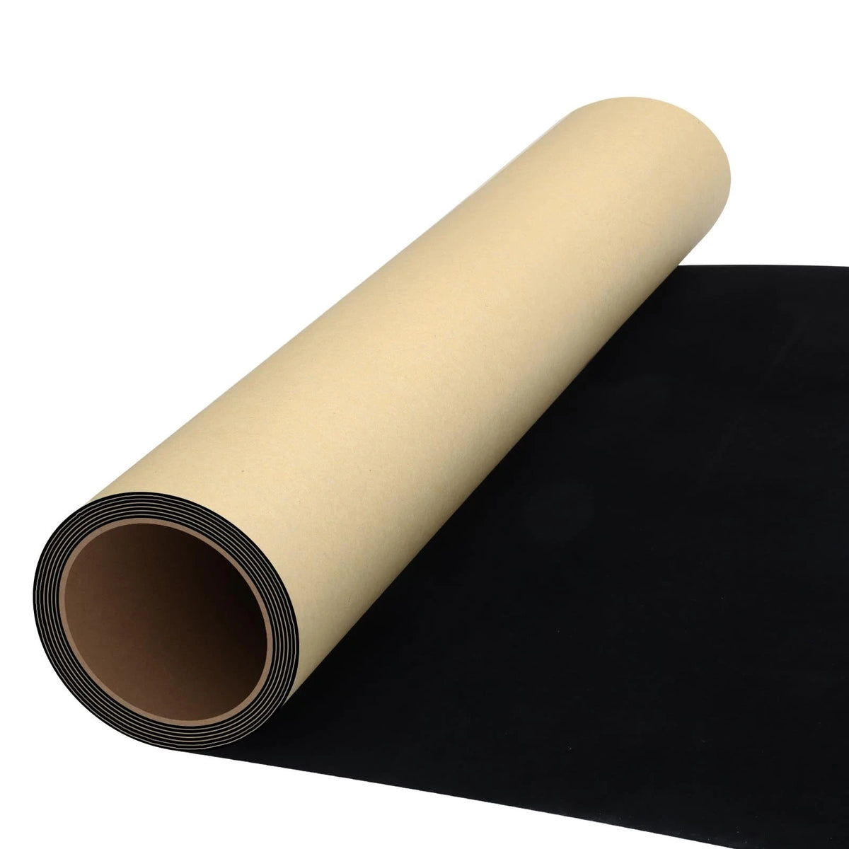 Self Adhesive Felt Sheets, Black Felt Sheet with Adhesive Backing, 14.6 x 39.4 I