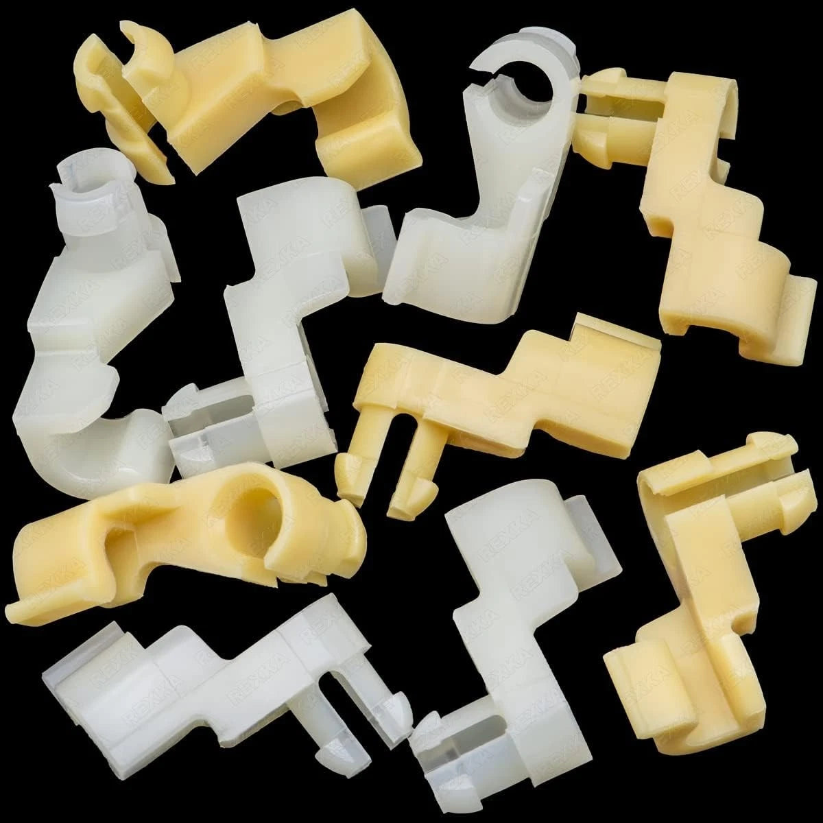 Rexka 5 Sets Tailgate Handle Door Lock Rod Clips Replacement, Free Shipping