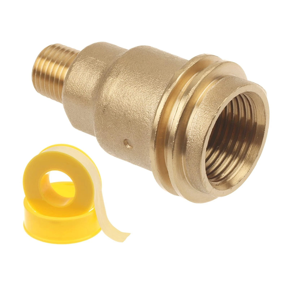 Propane Gas Fitting Hose Adapter with 1/4 Inch Pipe Thread and QCC1 Male & POL F