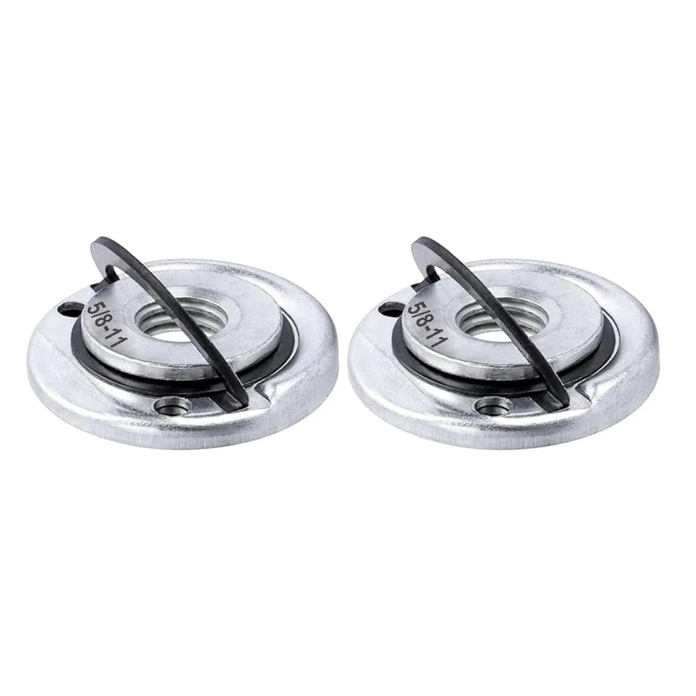 2Pcs Angle Grinder Flange Nuts with 5/8-11 Inch Thread, Quick Change Grinder