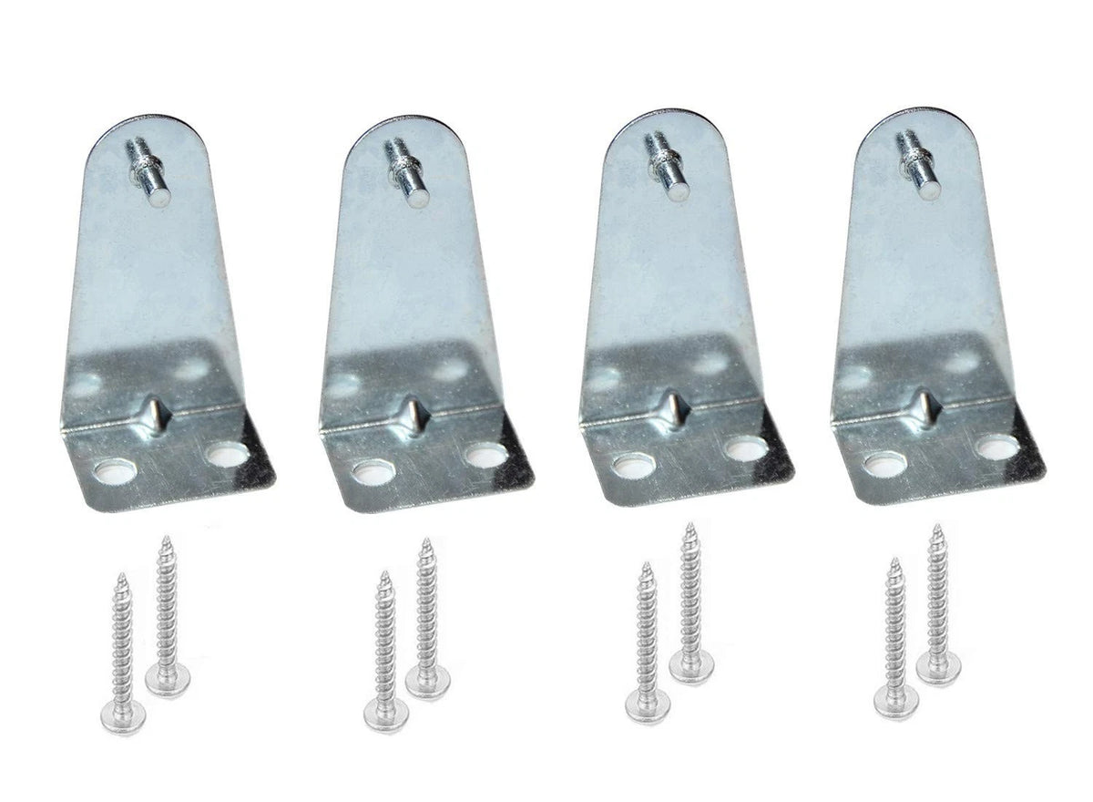 Hold Down Brackets 4pcs Metal Blind Brackets Bottom Rail Holder Replacements for