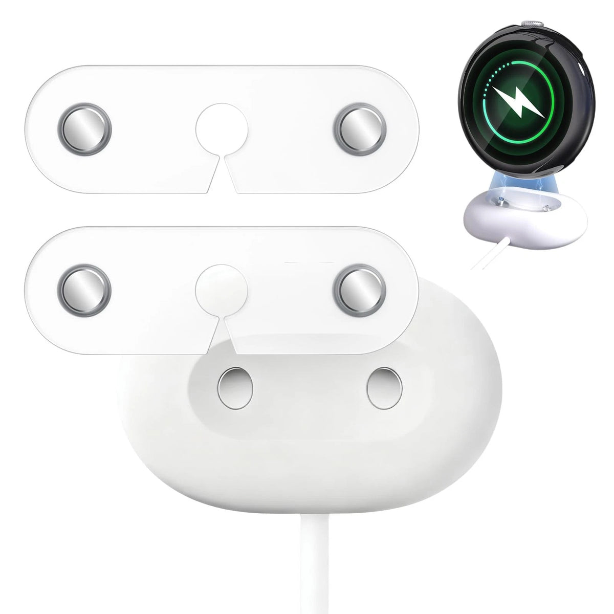 2 Pack Charger Aid Accessories for Google Pixel Watch 4 41Mm/45Mm,Charging with,