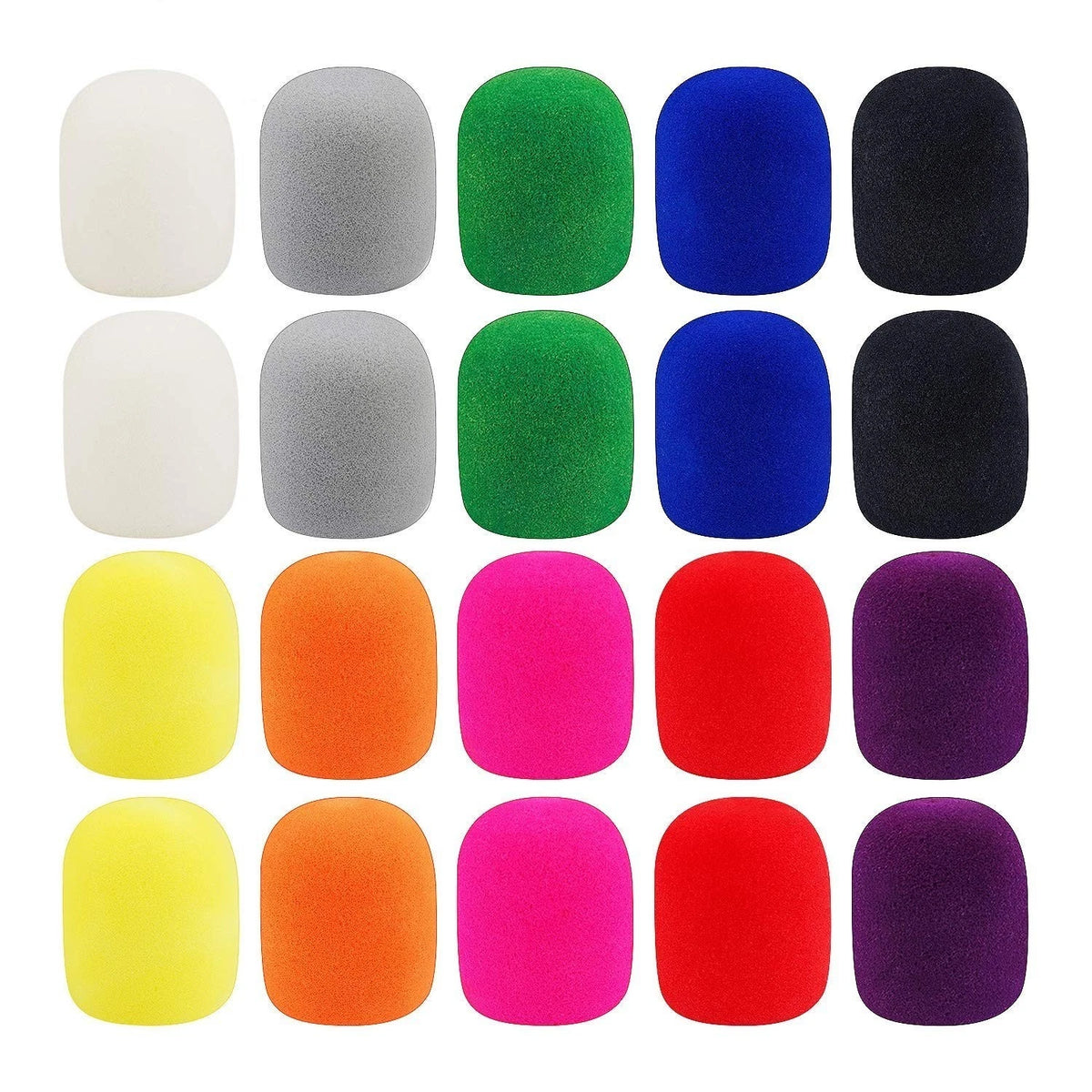 Microphone Covers Foam,20 Pack Thick Handheld Stage Microphone Windscreen Microp