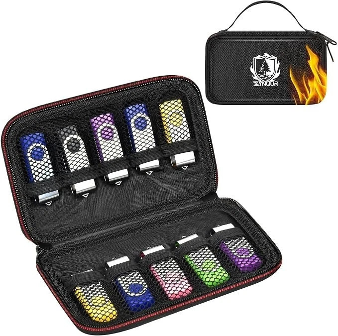 Fireproof Flash Drive Case 10 XL Slots, USB Case Compatible with Sandisk