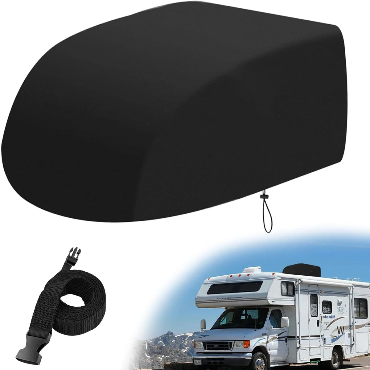 Waterproof RV Air Conditioner Cover 600D Travel Trailer Camper AC Cover 32L