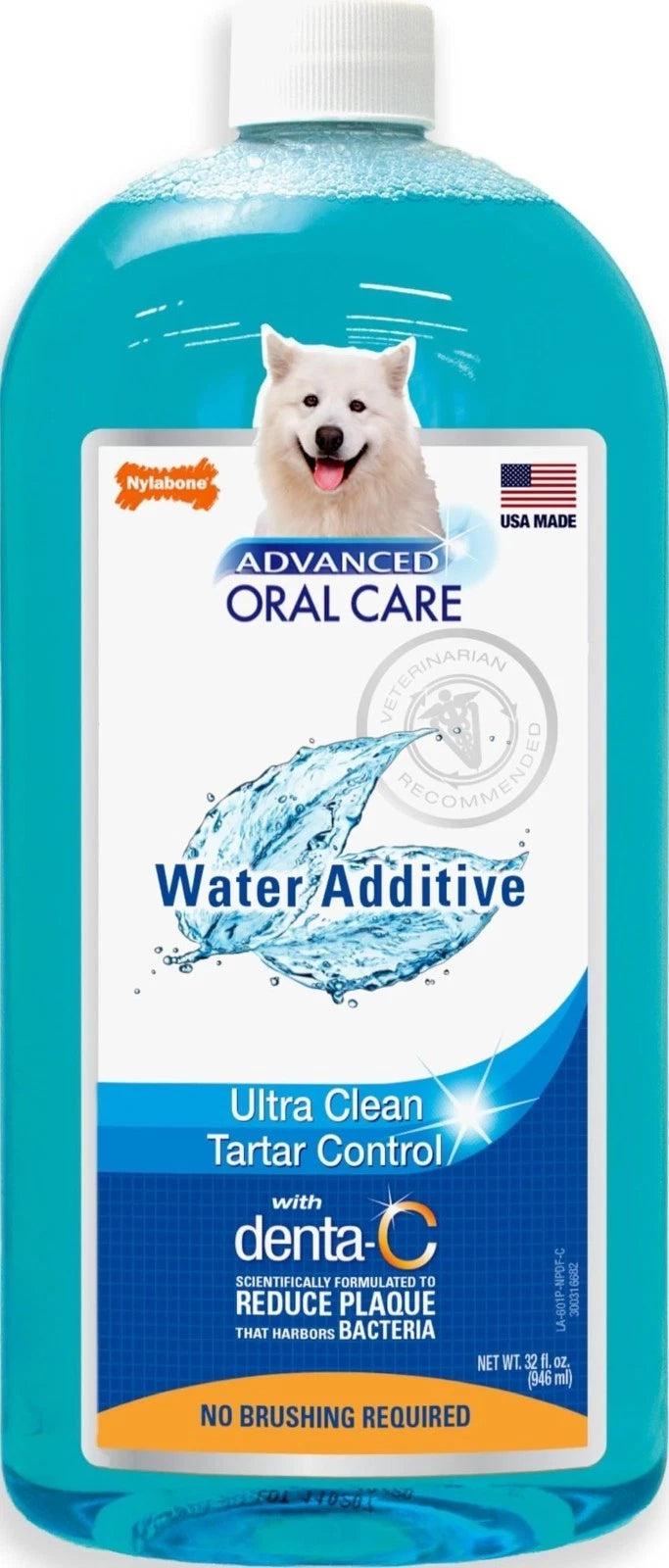 Nylabone Advanced Oral Care Liquid Tartar Remover Dental Care For Dogs 32 Fl Oz