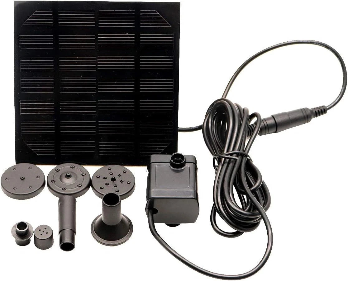 Solar Fountain Pump - Eco-Friendly Water Feature for Birds & Small Ponds
