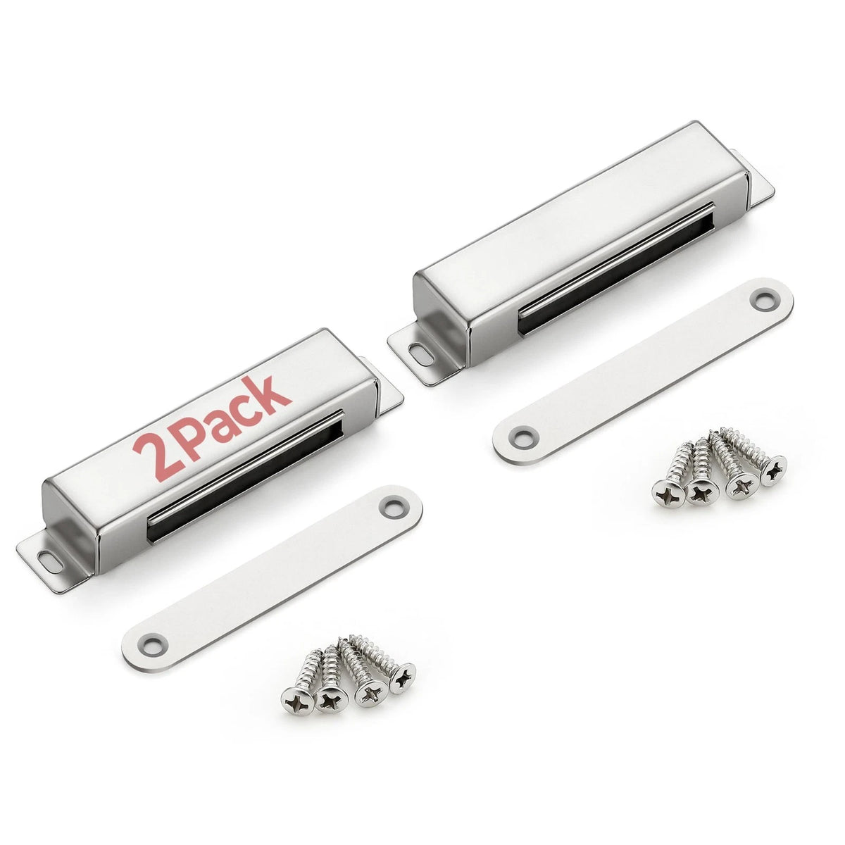Ravinte 2 Pack Cabinet Magnets for Closure, 90lbs Heavy Duty Concealed Magnetic